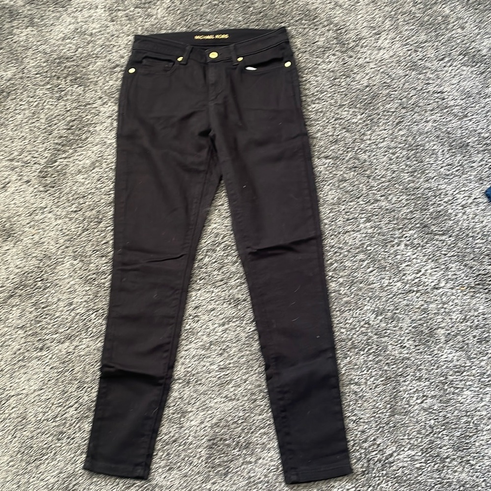 Black Michael Kors skinny jeans - size 4
